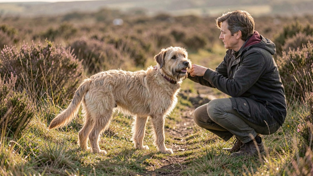 Cairn terrier i udstillingsring