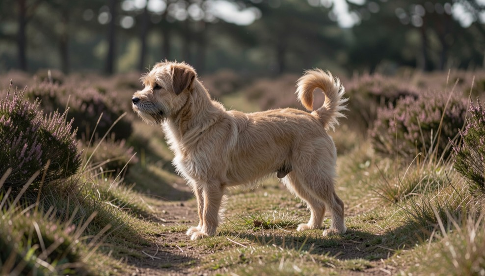 Dyrlæge undersøger en cairn terriers øjne