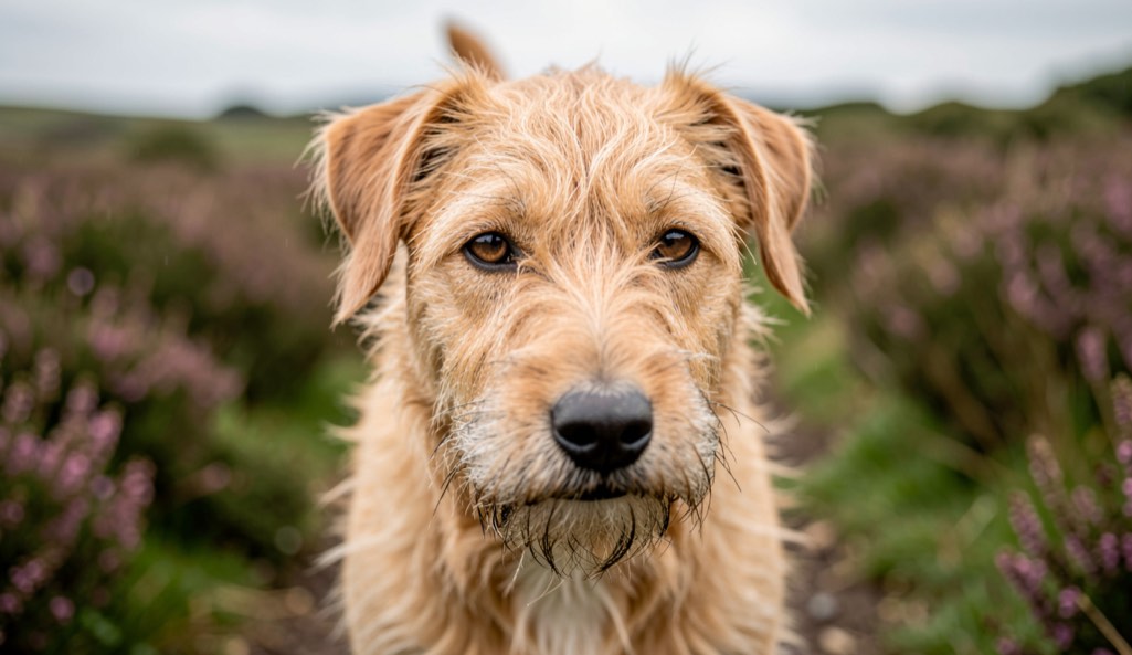 Hænder trimmer en cairn terriers pels