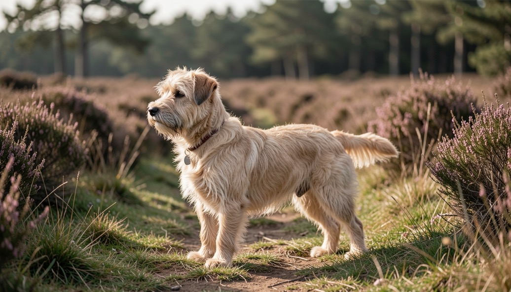 Cairn terrier ved en dyrlægeklinik